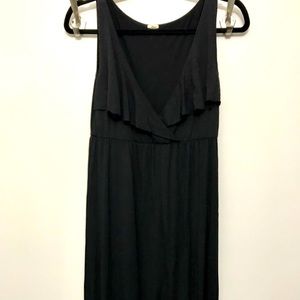 J.Crew black knee length dress